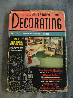 Creative Home Decorating 1954 Mid Century Modernism Book - Hazel Julius Rockow-image