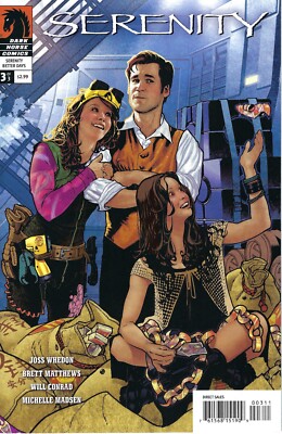 Serenity: Better Days #3;High Grade Dark Horse Book; Firefly Series; Joss Whedon-image
