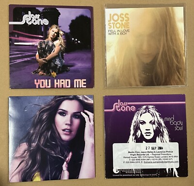 Joss Stone 4x Promo Cd Singles/Albums Soul Sessions Mind Body Soul You Had Me +1-image