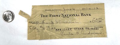 First National Bank 1931 Mesa Arizona Maricopa Stake Primary-image
