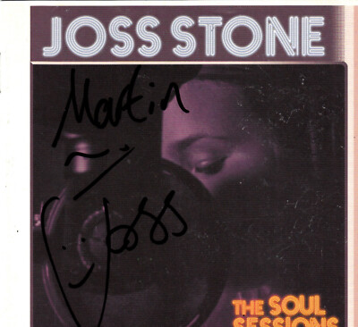 JOSS STONE SIGNED CD COVER -image