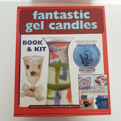 Fantastic Gel Candles Book and Kit - 35 Creative Projects  Sterling Publishing-image