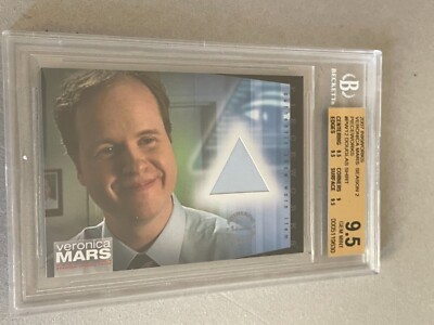 2006 Inkworks VERONICA MARS Joss Whedon MEMORABILIA Screen Worn Wardrobe BGS 9.5-image