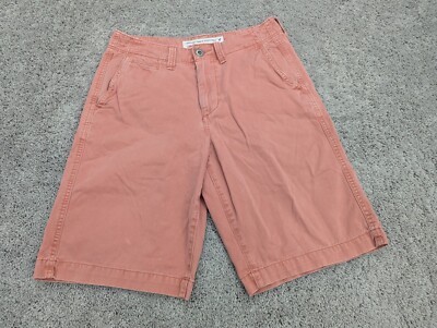 American Eagle Outfitters Chino Shorts Mens 30 Longboard Orange-image