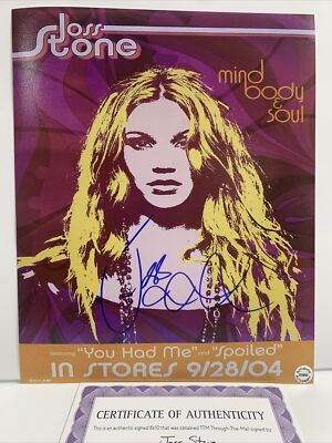 Joss Stone - Signed Autographed 8x10 photo - AUTO w/COA-image