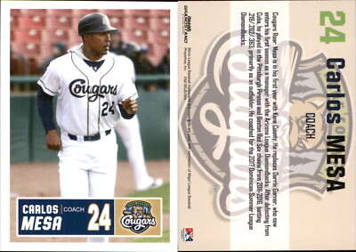 Carlos Mesa 2018 Grandstand Kane County Cougars #19 RC Card-image