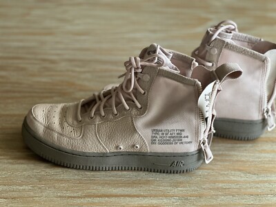 Size 8 - Nike Air Force 1 SF Mid Orange Quartz W-image