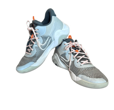 Nike CW3400-011 KD Trey 5 Basketball Mid Top Sneakers Shoes sz 9.5 Grey Orange-image