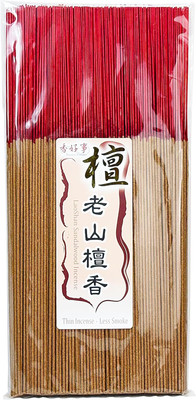 Laoshan Sandalwood Incense Joss Sticks (30Cm, 300G, 400 Sticks) - Taiwan Traditi-image