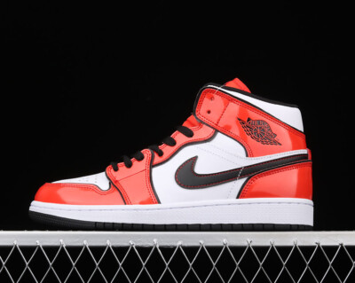New Air Jordan 1 Mid SE Turf Orange White Black Sz 7Y MEN 8 WMNS BQ6931 802 Nemo-image