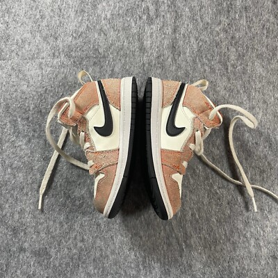 Jordan 1 Mid SE 9c Nike Sneakers Orange Suede-image