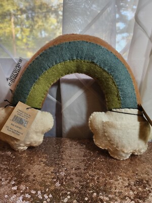 Tooth Fairy Felt Rainbow Pillow By Creative Co-Op Inc -image