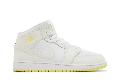Air Jordan Air Jordan 1 Mid GS 'Sail Light Laser Orange' FD8780-181 New Size-image