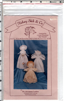Linen Ladies ©1989 Hickory Stick & Co Creative Doll Making from HandTowels H-119-image