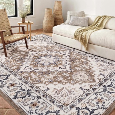 5x7 Area Rugs for Living Room, Washable Area Rug, Rugs for Bedroom, Kitchen, ...-image