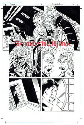 Dark Horse Joss Whedon's BUFFY 9 #8 Page 15 Original Art -- Richards  and Owens-image