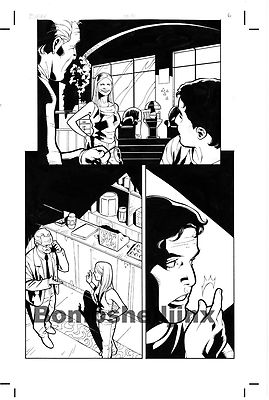 Dark Horse Joss Whedon's BUFFY #41 Page 6 Original Art -- Richards  and Oclair-image