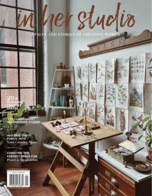 IN HER STUDIO MAGAZINE | FEB/MAR/APR 2022 | 20+ INSPIRING CREATIVE SPACES-image