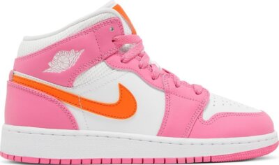 Air Jordan 1 Mid Grade School Pinksicle Orange DX3240-681-image