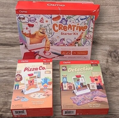 Osmo Creative Starting Kit iPad Pizza Co. Detective Agency Age 5 - 10 Draw Creat-image