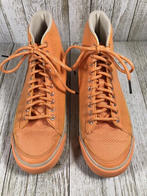 Nike Blazer Mid Top Womens Size 7 Preowned Basketball Shoes Rare All Orange-image