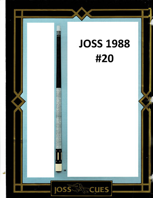 NOS Joss Pool Cue 1988 Model 20 JOSS Billiard Cue, purchased 1989-image
