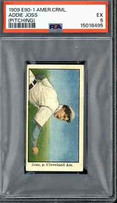 1909 E90-1 American Caramel Addie Joss (Pitching) - PSA 5-image