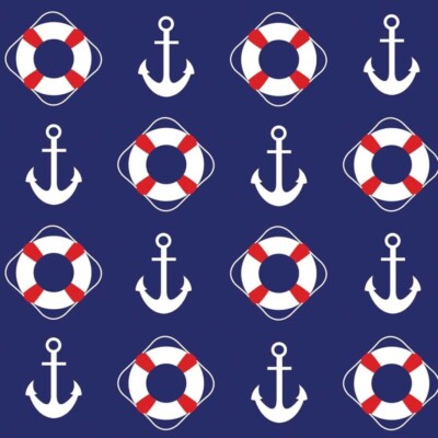 Carolina Creative Bandanna (Life Saver & Anchors) 22