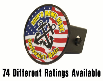 USS MESA VERDE LPD 19 Round Rating Hitch Cover Military USN U S Navy H2-image