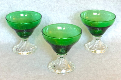 Anchor Hocking Glass Co. 'Inspiration' large sherbet 4