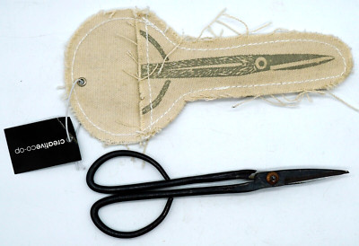 Creative Co-op Metal Scissors in Pouch for Bonsai or Crafts-image