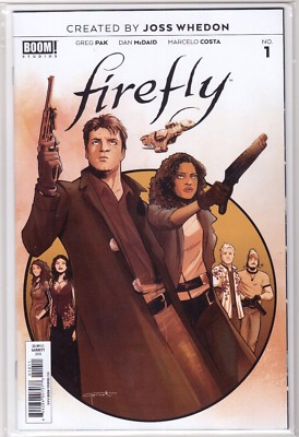 FIREFLY #1 Boom! Joss Whedon Grek Pak Lee Garbett Cover A 1st Print Unread NM+-image