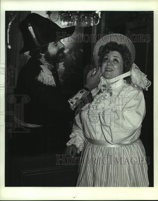 1982 Press Photo Ralph Katz, Sandra Cartmill - Gilbert & Sullivan, Houston-image