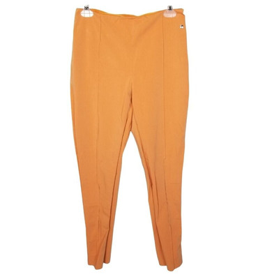 Max Mara Trousers Women 8 Orange Cropped Pants Women Tapered Pants Mid Rise Pant-image