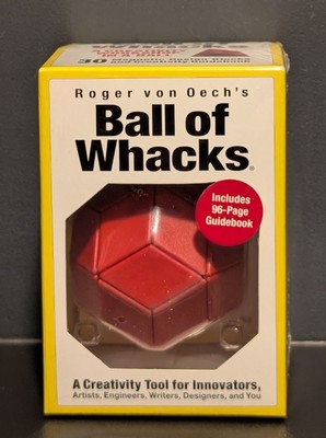 Creative Whack Company BALL OF WHACKS Roger Von Oech's Red Magnetic Puzzle - NEW-image