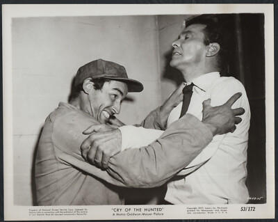 VITTORIO GASSMAN BARRY SULLIVAN in Cry Of The Hunted '53 STRUGGLING-image