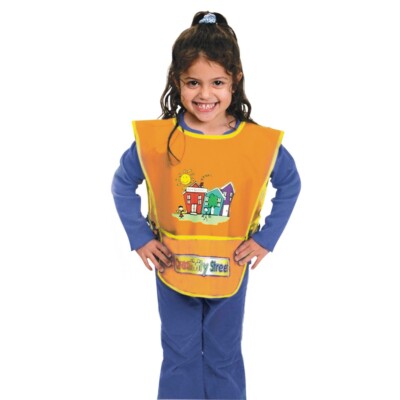 Creativity Street 5207 Kraft Artist Smock - Bright Colors/One Size Fits All New-image