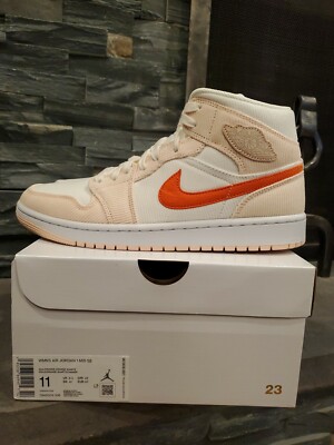 Jordan 1 Mid Sail Orange Quartz 11w 9.5m DEADSTOCK-image