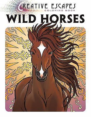 Creative Escapes Coloring Book: Wild Horses by Racehorse Publishing-image