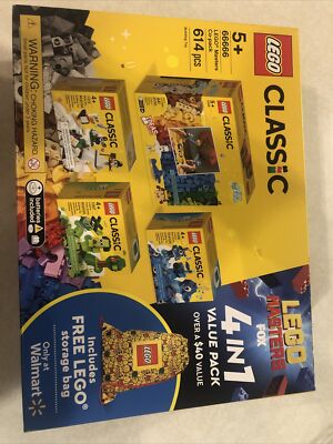 LEGO Masters Co-pack 66666 Creative Building Toy Exclusive Lego Storage Bag NEW-image