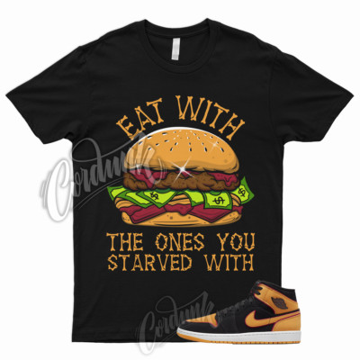 EAT T Shirt to Match  1 Mid Fat Tongue Black SE Vivid Orange Cardinal Red Kids-image