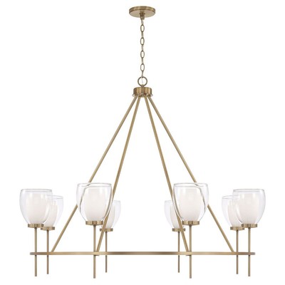 Capital Lighting 455981AD Joss - 8 Light Chandelier-37 Inch Tall and 45.5 Inch-image