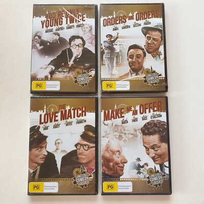 Long Lost Comedy Classics Movie Collection (DVD 4-Disc) PAL Region 4 (Orders Are-image