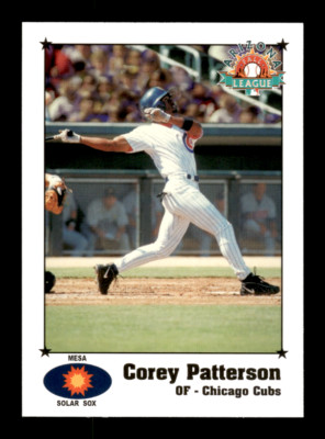 1999 Denton Arizona League # 19 Corey Patterson Card (ML) Mesa Solar Sox Cubs-image