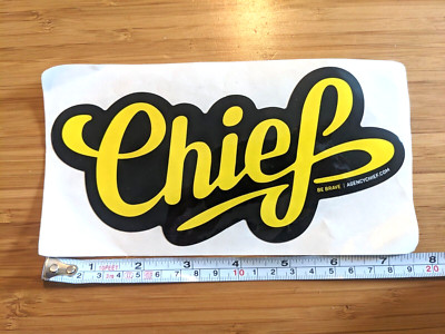 Chief logo LARGE sticker decal creative experience design company agency u.group-image