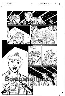 Dark Horse Joss Whedon's BUFFY 9 #10 Page 4 Original Art -- Richards  and Owens-image