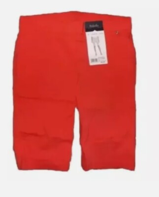 NWT RAFAELLA Hibiscus Coral Size 6 Comfort Bermuda Stretch-image