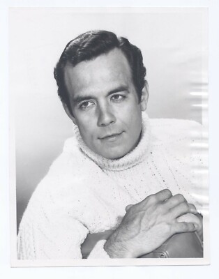 Pernell Roberts 1965 The Ed Sullivan Show 7x9 Original CBS Portrait SINGER  -image