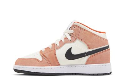 Air Jordan Air Jordan 1 Mid SE GS 'Orange Suede' DV1336-800 MEW-image