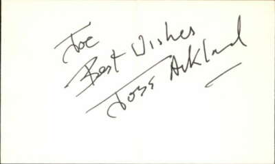 Joss Ackland Actor Hunt for Red October Signed 3